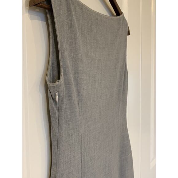 Tahari Womens Gray Sleeveless Suit Dress Light Size 4 - Picture 4 of 12